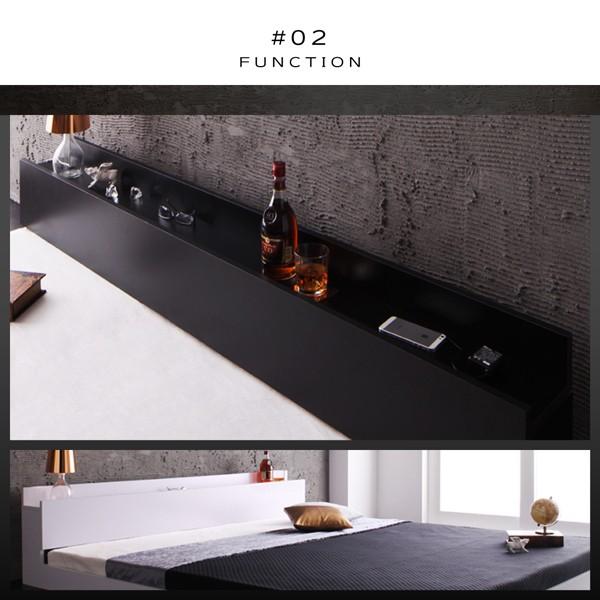 フロアベッド セミダブル コンセント付き Verhill ヴェーヒル マルチラススーパースプリングマットレス付き ローベッド セミダブルベッド 040111743 |  | 01