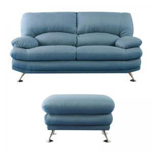 ハイバックソファ リベラル・ファブリックタイプ Cセット(2.5P+オットマン) ファブリックソファー 布地 ポケットコイル ソファセット 040118775 | 