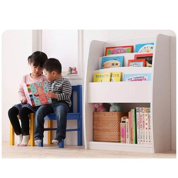 CREA クレアシリーズ 棚付絵本ラック 幅63cm 子供部屋収納 子ども用家具 子供用本棚  040500070 |  | 02