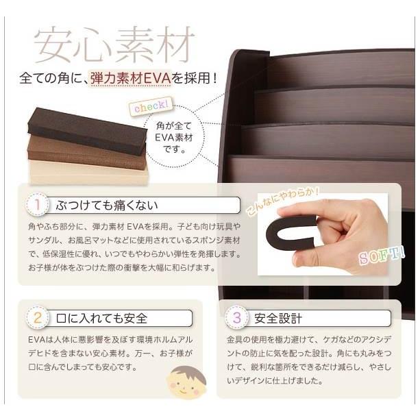 ソフト素材キッズファニチャー・リビングカラーシリーズ L'kids エルキッズ 棚付絵本ラック レギュラー 絵本棚 本収納 子ども用家具 子供用本棚  040500274 |  | 05