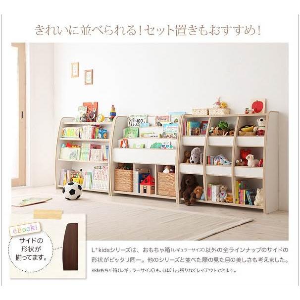 ソフト素材キッズファニチャー・リビングカラーシリーズ L'kids エルキッズ おもちゃ箱 レギュラー おもちゃボックス 子ども用家具  040500278 |  | 02