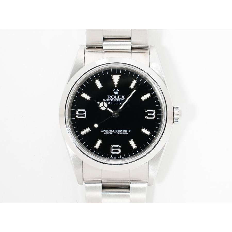 ロレックス エクスプローラーI Ref.14270 ステンレススチール ブラック文字盤 オイスターブレスレット | エクスプローラー（ROLEX） | 01