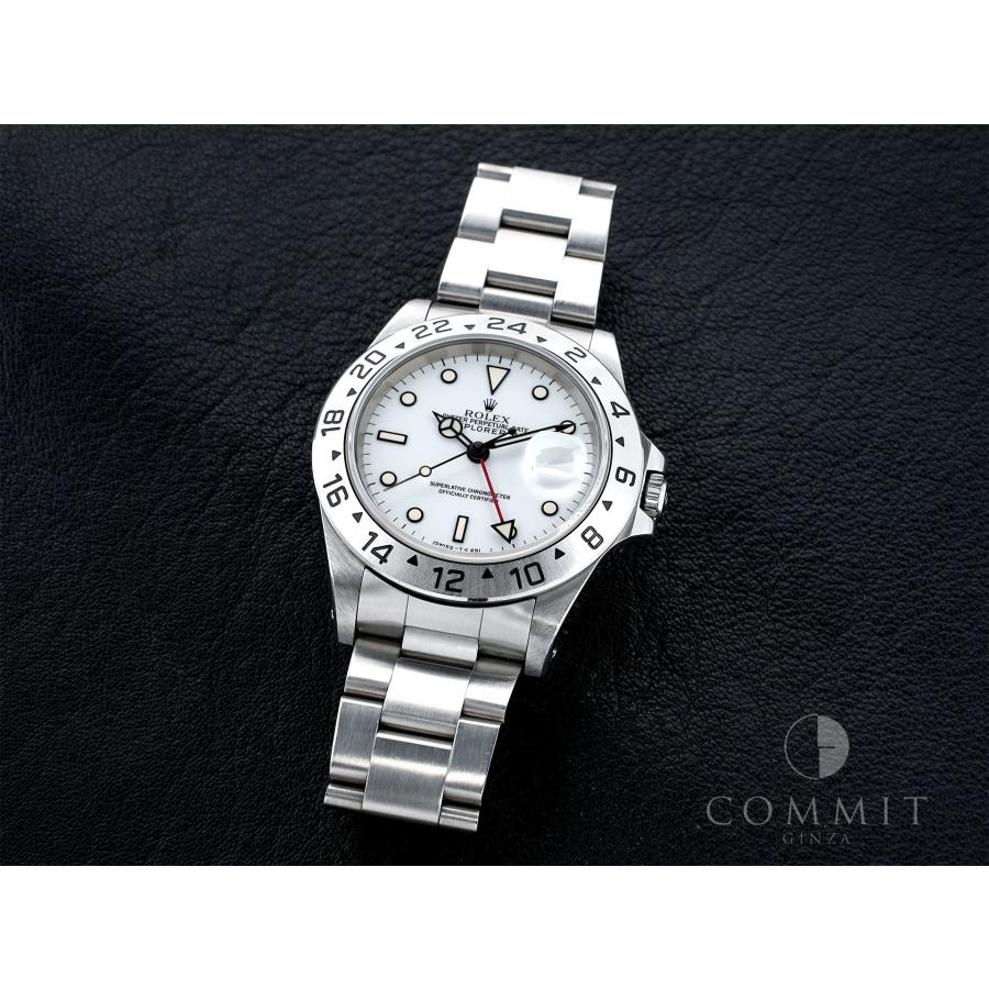 ロレックス エクスプローラーII Ref.16570 ステンレススチール ホワイト文字盤 オイスターブレスレット | エクスプローラーII | 10