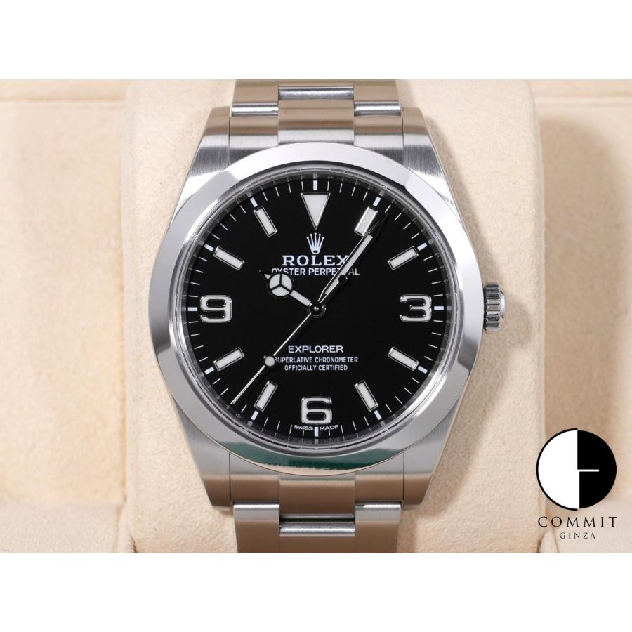 ロレックス エクスプローラーI Ref.214270 ステンレススチール ブラック文字盤 オイスターブレスレット | エクスプローラー（ROLEX）