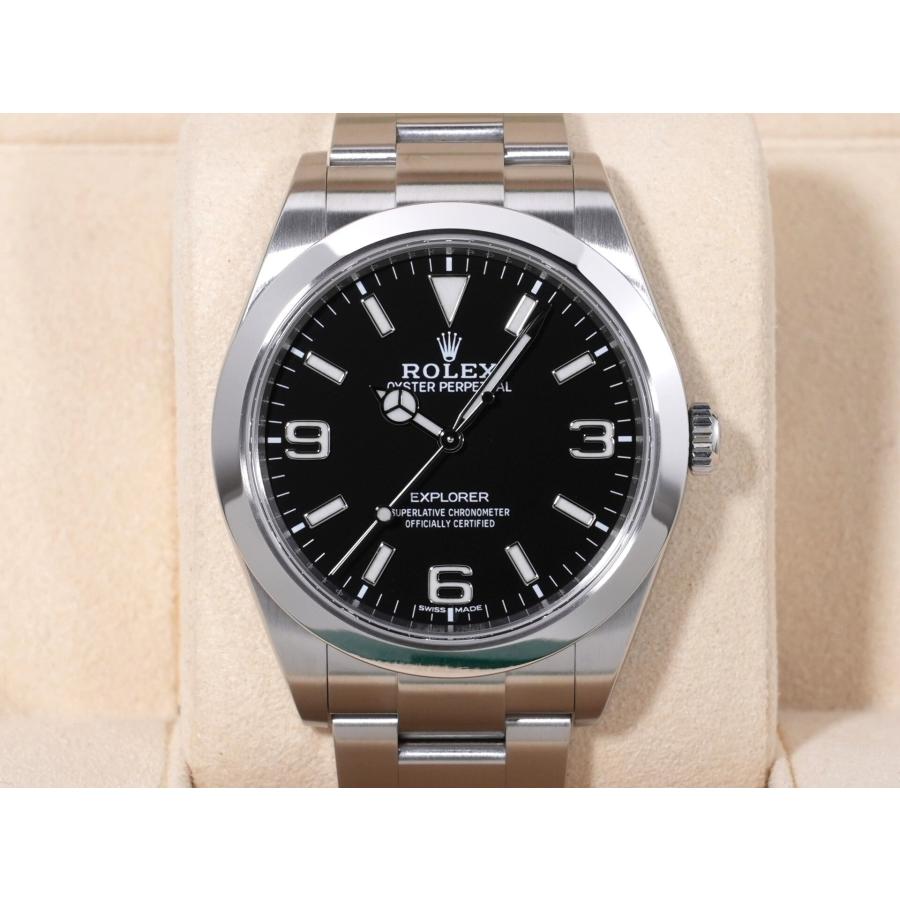 ロレックス エクスプローラーI Ref.214270 ステンレススチール ブラック文字盤 オイスターブレスレット | エクスプローラー（ROLEX） | 01