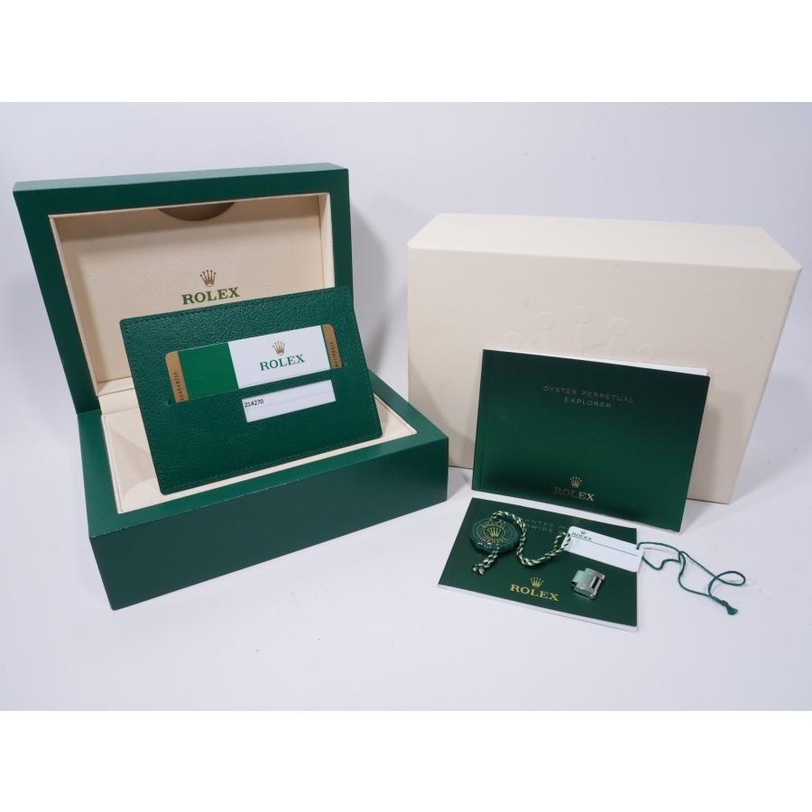 ロレックス エクスプローラーI Ref.214270 ステンレススチール ブラック文字盤 オイスターブレスレット | エクスプローラー（ROLEX） | 09
