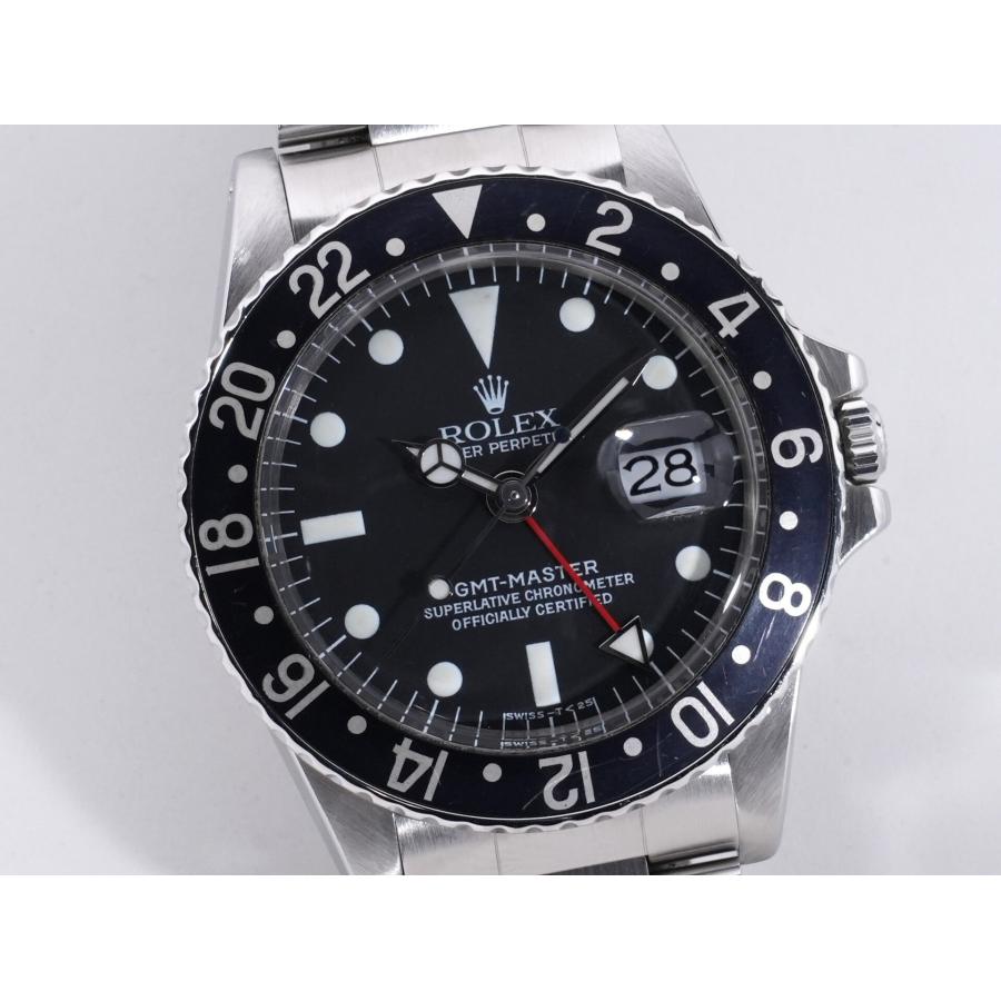 ロレックス GMTマスター Ref.1675 ステンレススチール ブラック文字盤 オイスターブレスレット | GMTマスター | 02