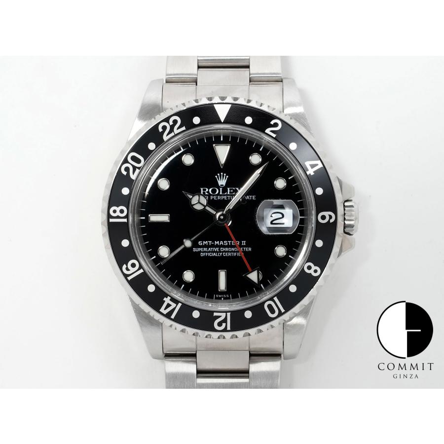 ロレックス GMTマスターII Ref.16710 ステンレススチール ブラック文字盤 オイスターブレスレット | GMTマスター