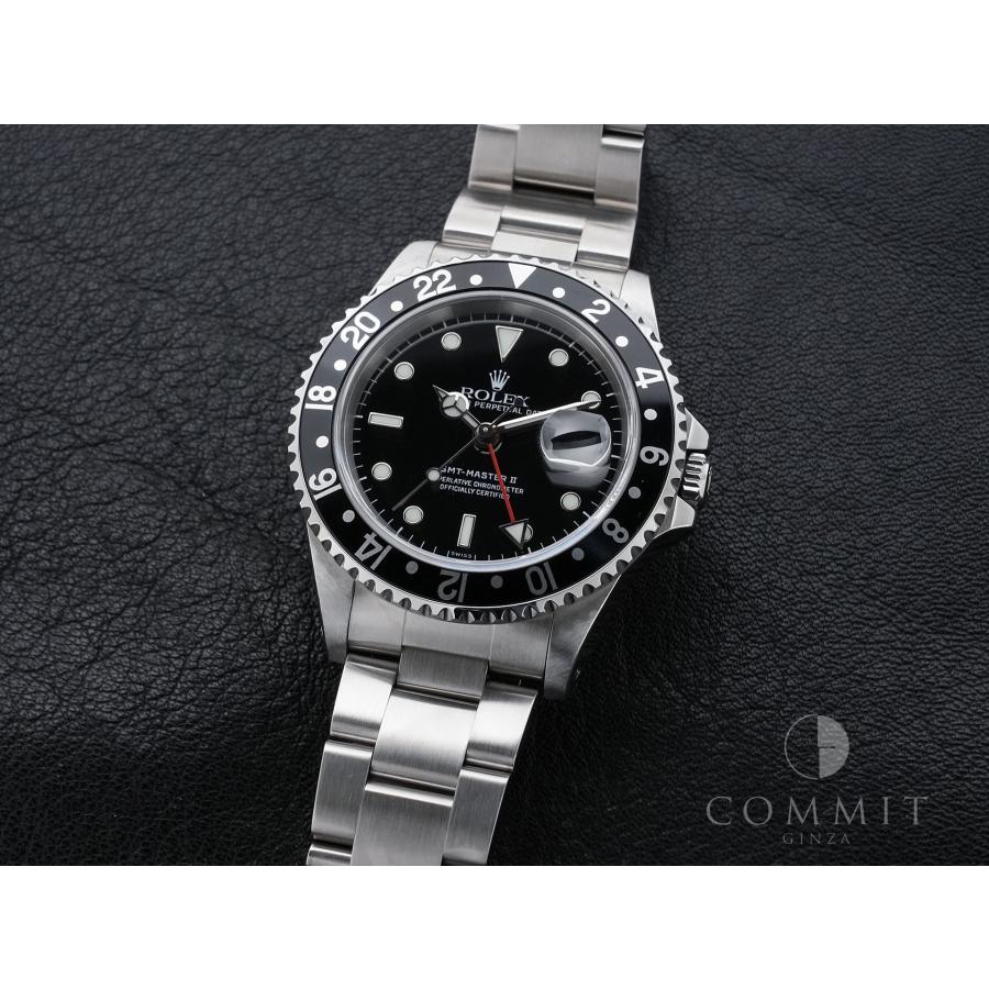ロレックス GMTマスターII Ref.16710 ステンレススチール ブラック文字盤 オイスターブレスレット | GMTマスター | 10