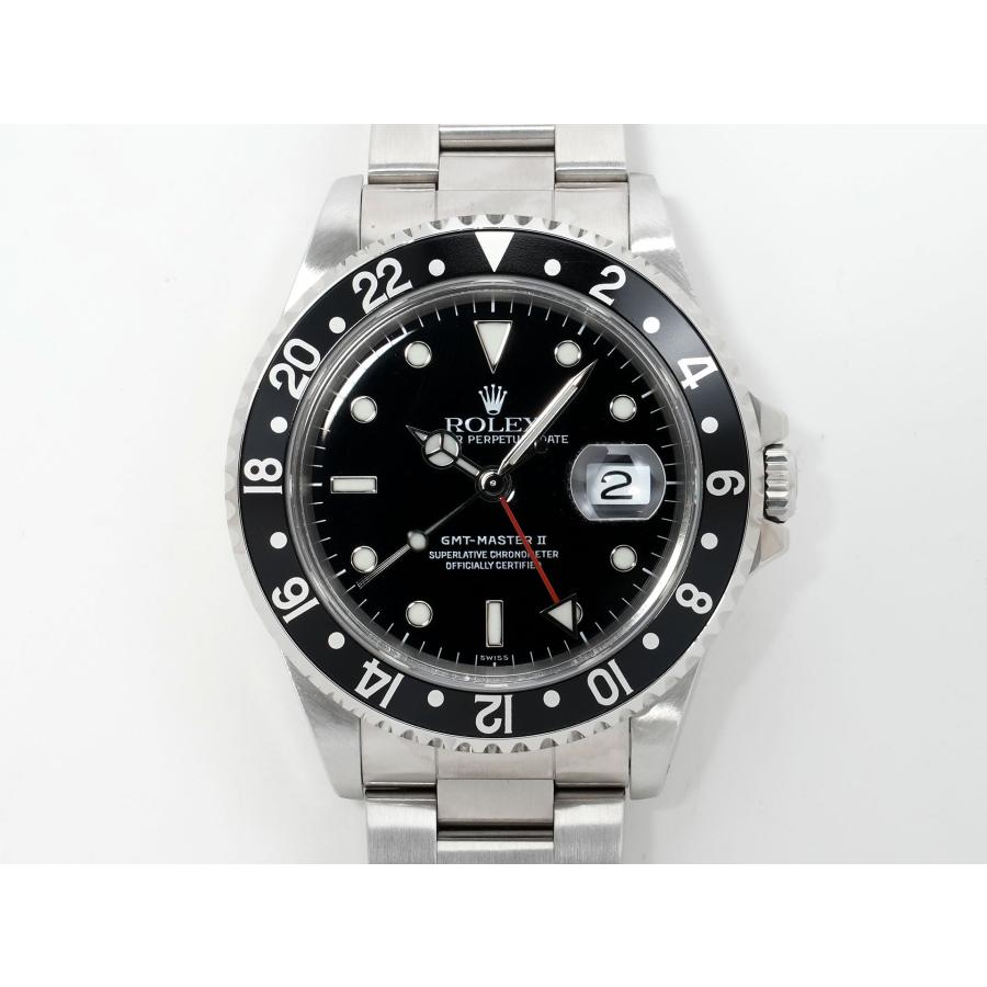 ロレックス GMTマスターII Ref.16710 ステンレススチール ブラック文字盤 オイスターブレスレット | GMTマスター | 01