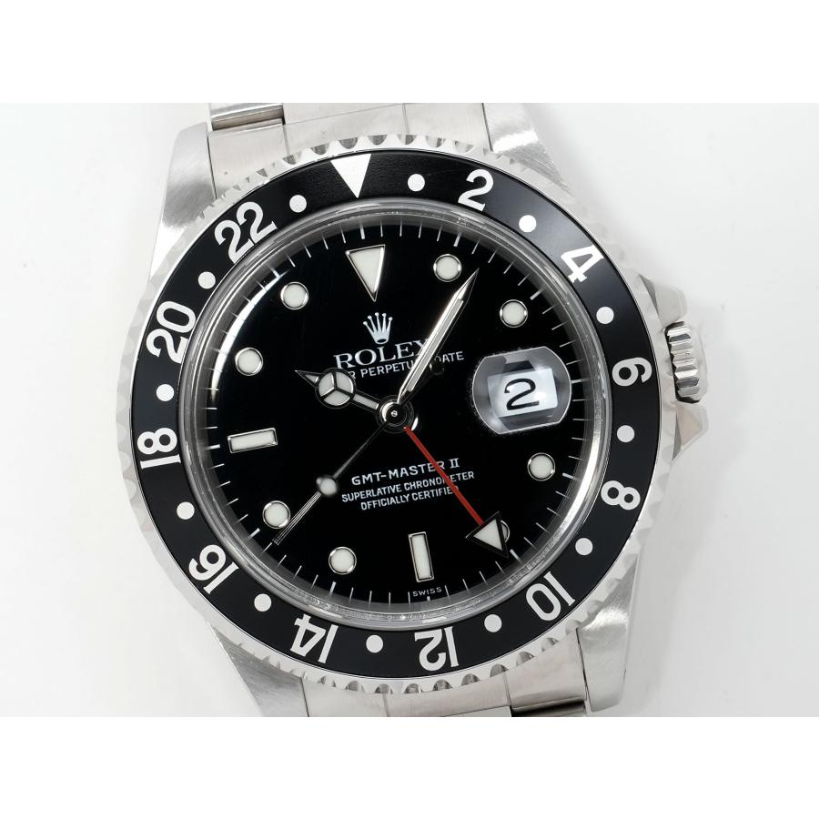 ロレックス GMTマスターII Ref.16710 ステンレススチール ブラック文字盤 オイスターブレスレット | GMTマスター | 02