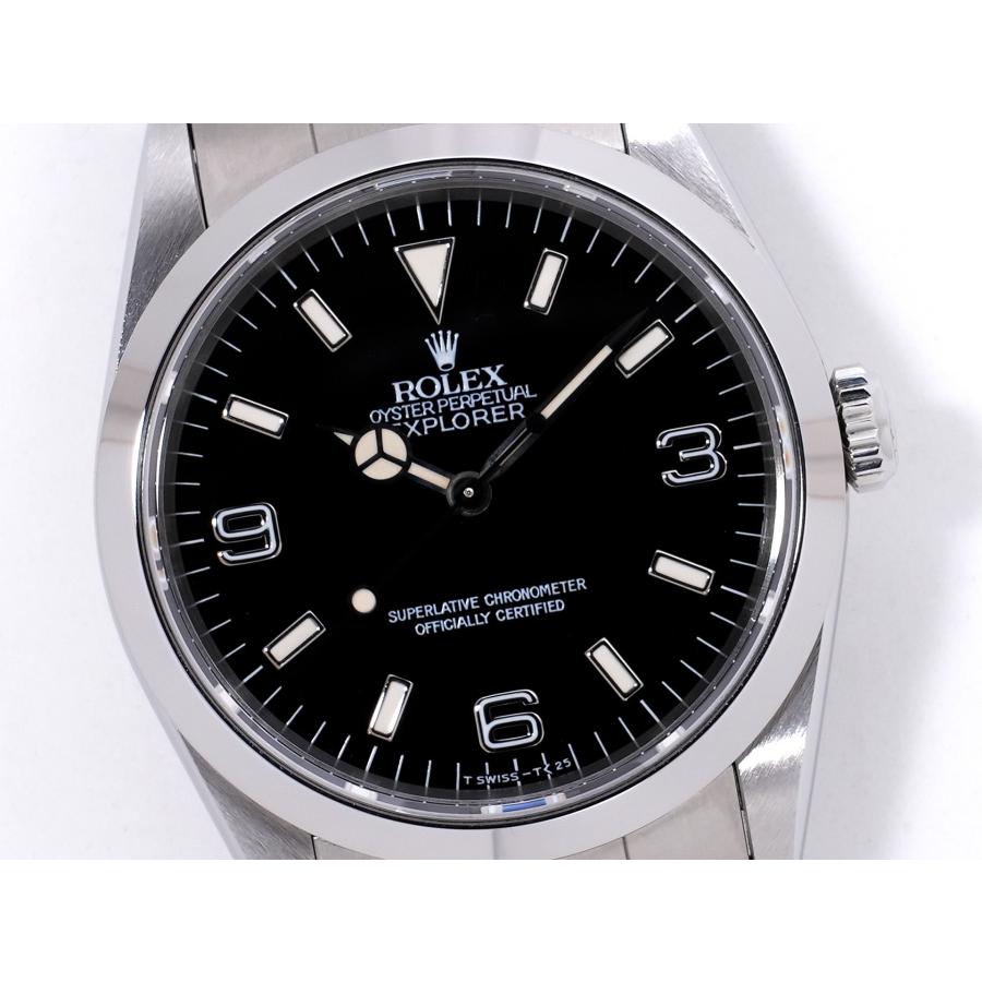ロレックス エクスプローラーI Ref.14270 ステンレススチール ブラック文字盤 オイスターブレスレット | エクスプローラー（ROLEX） | 02