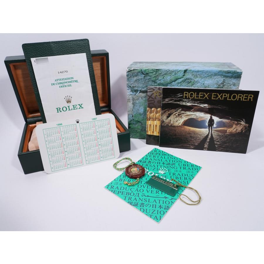 ロレックス エクスプローラーI Ref.14270 ステンレススチール ブラック文字盤 オイスターブレスレット | エクスプローラー（ROLEX） | 09