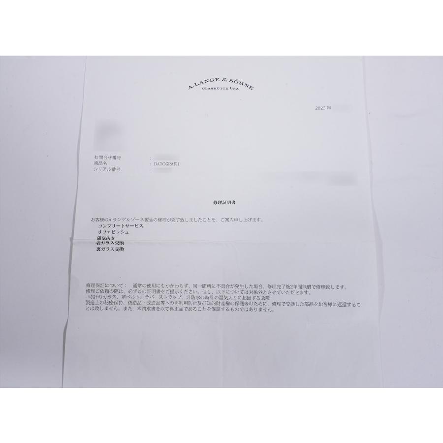 A.ランゲ＆ゾーネ ダトグラフ Ref.403.035 PT ブラック文字盤 | A. LANGE & SOHNE | 14