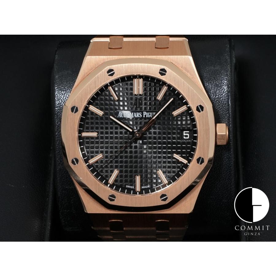 オーデマピゲ ロイヤルオーク Ref.15500OR.OO.D002CR.01 ピンクゴールド ブラック文字盤 | ロイヤルオーク