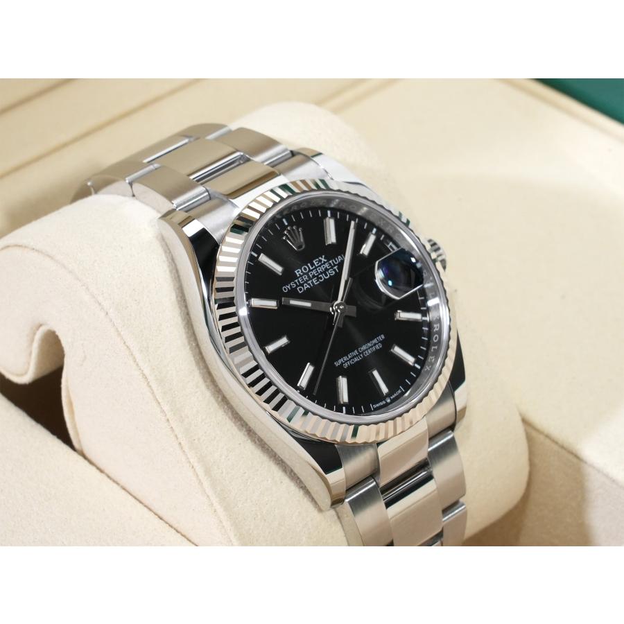 ロレックス デイトジャスト36 Ref.126234 ステンレススチール/ホワイトゴールド ブラック文字盤 オイスターブレスレット | デイトジャスト | 04