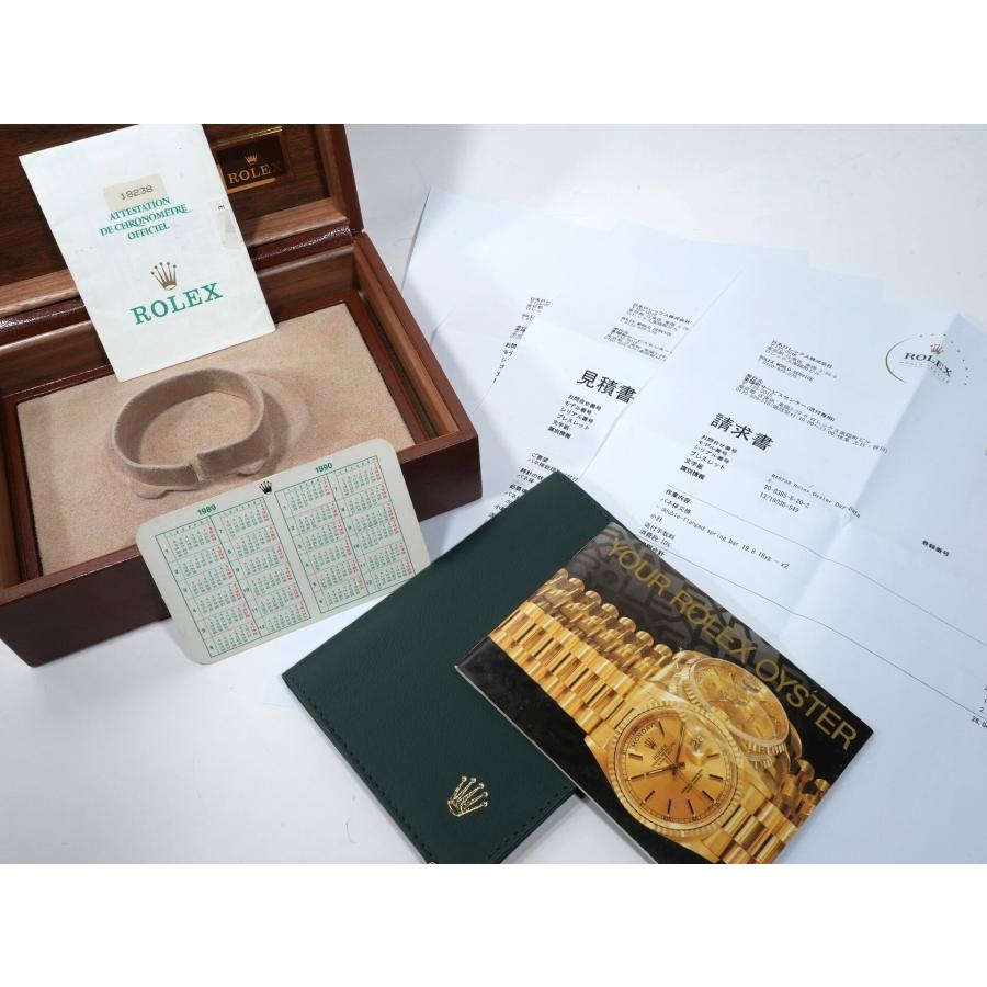 ロレックス デイデイト36 Ref.18238A イエローゴールド シャンパンx10Pダイヤ文字盤 | デイデイト | 09