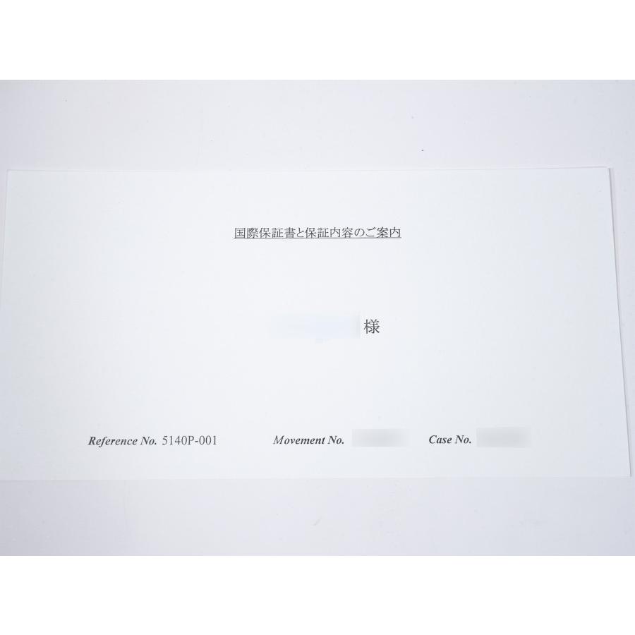 パテックフィリップ パーペチュアルカレンダー Ref.5140P-001 PT ブルー文字盤 | PATEK PHILIPPE | 14