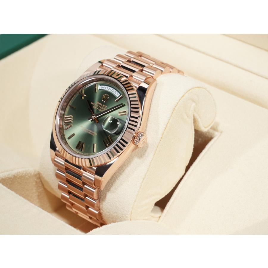 ロレックス デイデイト40 Ref.228235 エバーローズゴールド オリーブグリーン文字盤 | デイデイト | 03