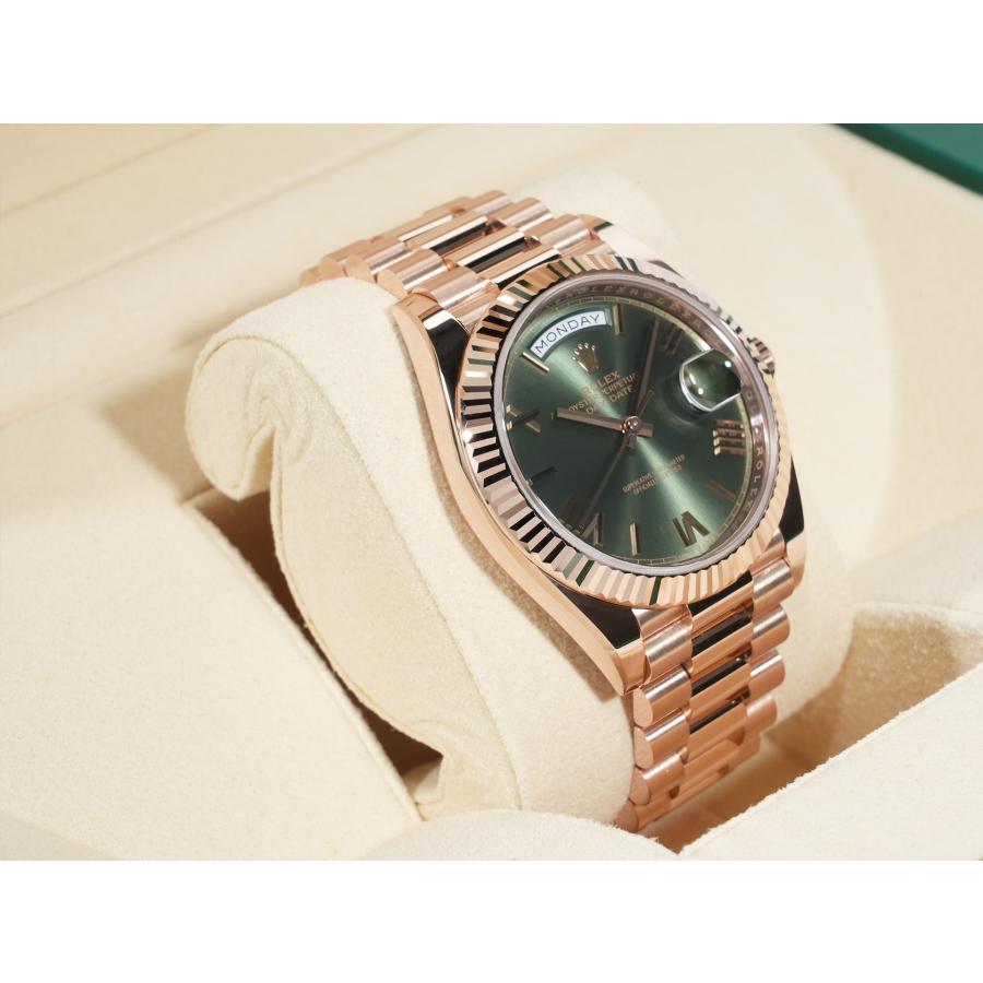 ロレックス デイデイト40 Ref.228235 エバーローズゴールド オリーブグリーン文字盤 | デイデイト | 04
