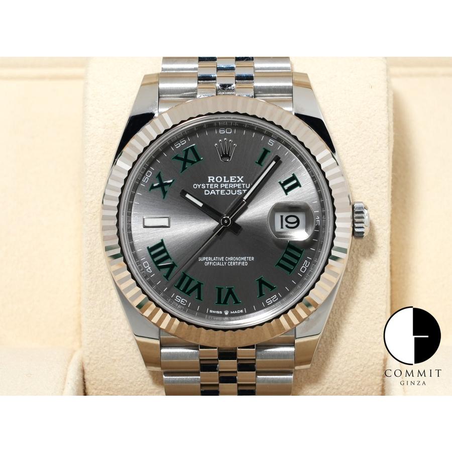 ロレックス デイトジャスト41 Ref.126334 ステンレススチール/ホワイトゴールド スレートローマン文字盤 ジュビリーブレスレット | デイトジャスト