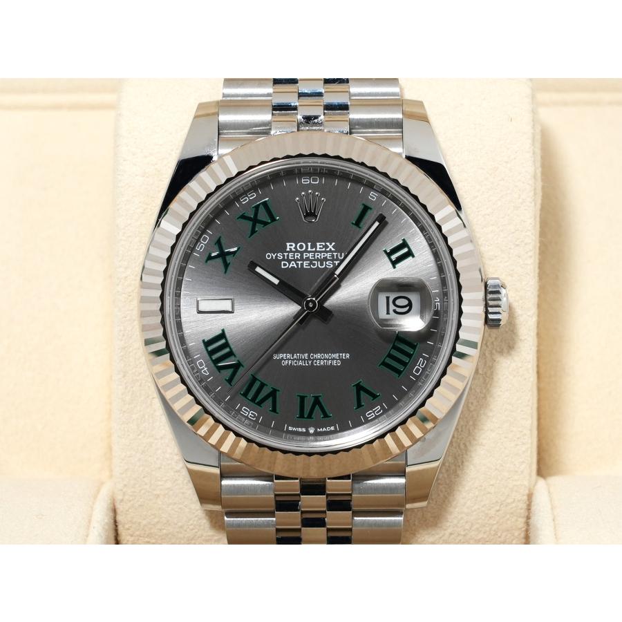 ロレックス デイトジャスト41 Ref.126334 ステンレススチール/ホワイトゴールド スレートローマン文字盤 ジュビリーブレスレット | デイトジャスト | 01