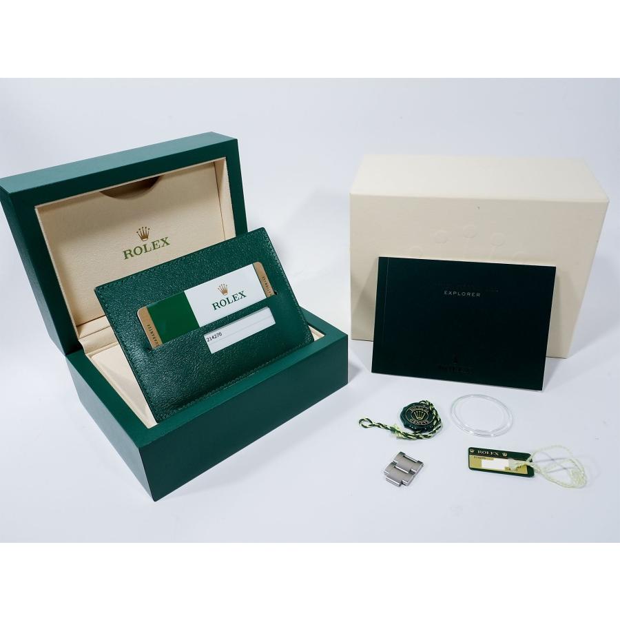 ロレックス エクスプローラーI 鏡面ブラックアウト Ref.214270 ステンレススチール ブラック文字盤 オイスターブレスレット | エクスプローラー（ROLEX） | 09