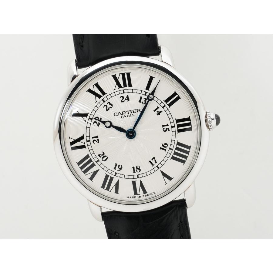 カルティエ ロンド ルイ カルティエ LM Ref.W1528051 プラチナ シルバー文字盤 | Cartier | 02
