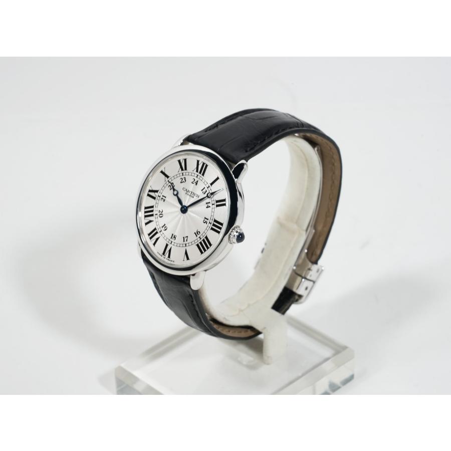 カルティエ ロンド ルイ カルティエ LM Ref.W1528051 プラチナ シルバー文字盤 | Cartier | 03