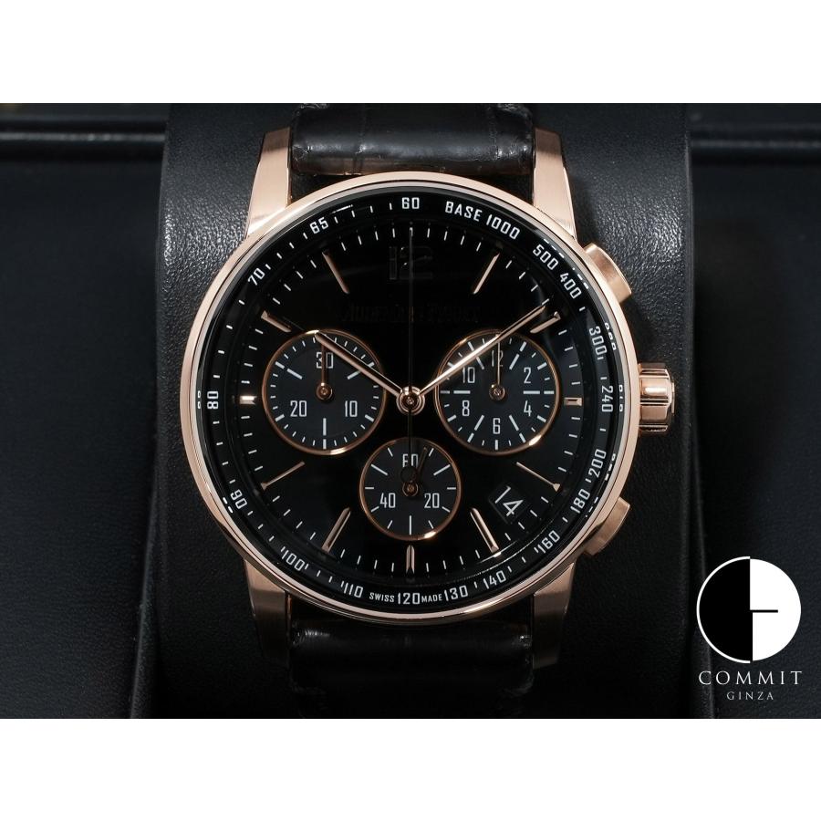 オーデマピゲ CODE 11.59 バイ オーデマ ピゲ クロノグラフ Ref.26393OR.OO.A002CR.01 ピンクゴールド ブラックラッカー文字盤 | AUDEMARS PIGUET