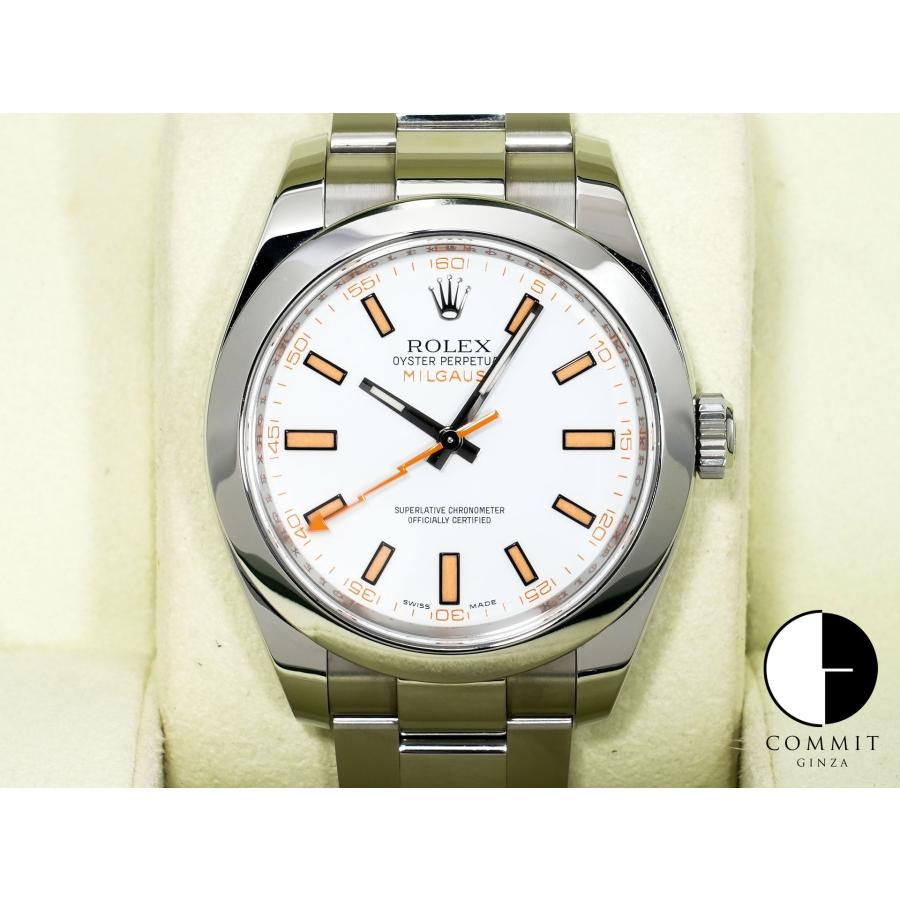 ロレックス ミルガウス Ref.116400 ステンレススチール ホワイト文字盤 | ミルガウス