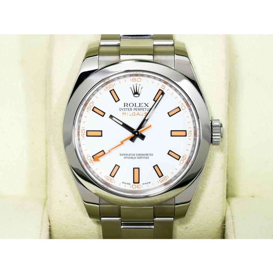 ロレックス ミルガウス Ref.116400 ステンレススチール ホワイト文字盤 | ミルガウス | 01