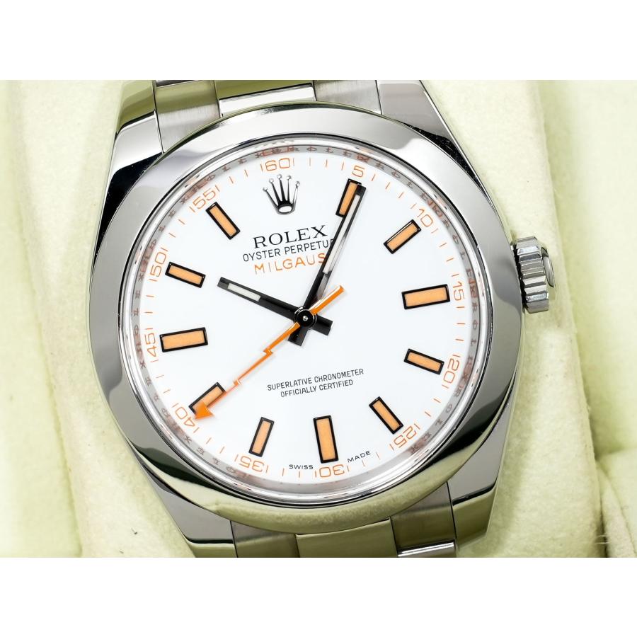 ロレックス ミルガウス Ref.116400 ステンレススチール ホワイト文字盤 | ミルガウス | 02
