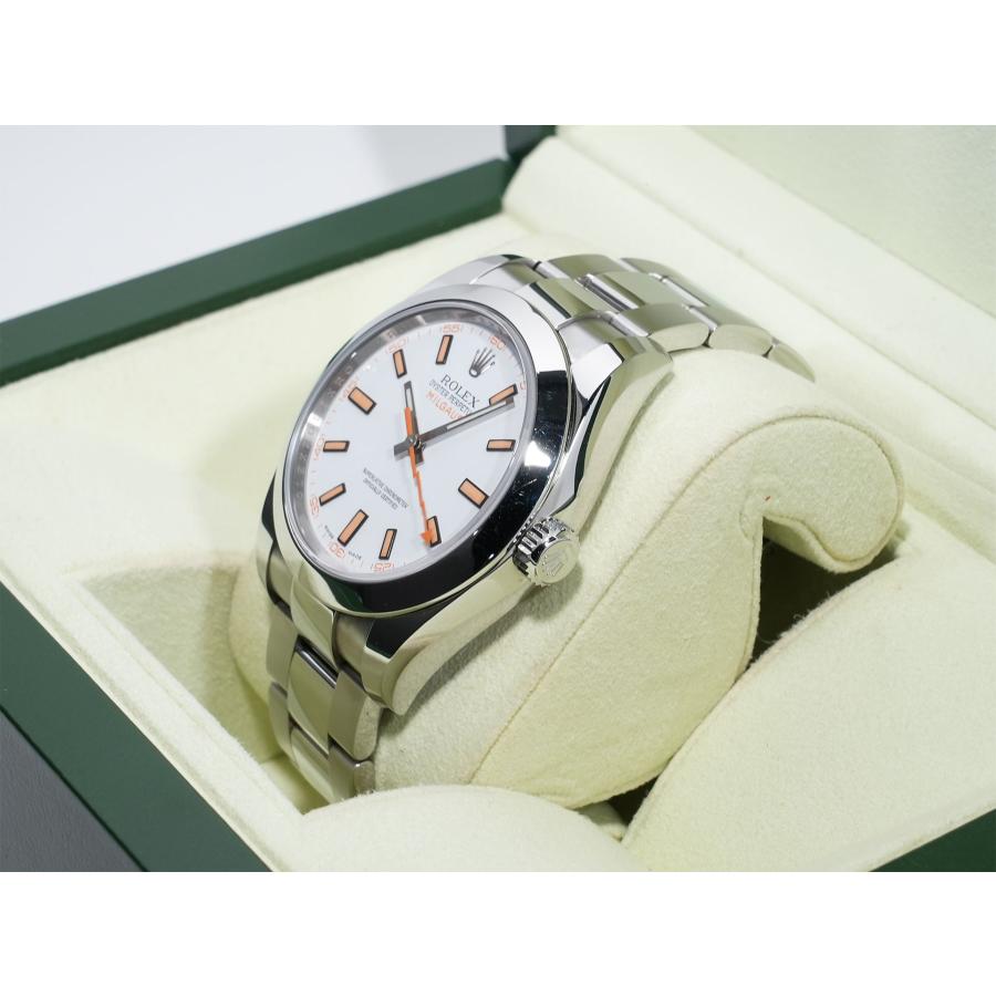 ロレックス ミルガウス Ref.116400 ステンレススチール ホワイト文字盤 | ミルガウス | 03