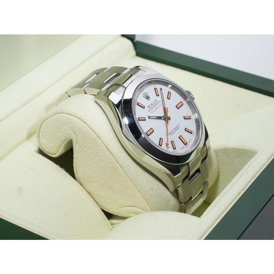 ロレックス ミルガウス Ref.116400 ステンレススチール ホワイト文字盤 | ミルガウス | 04