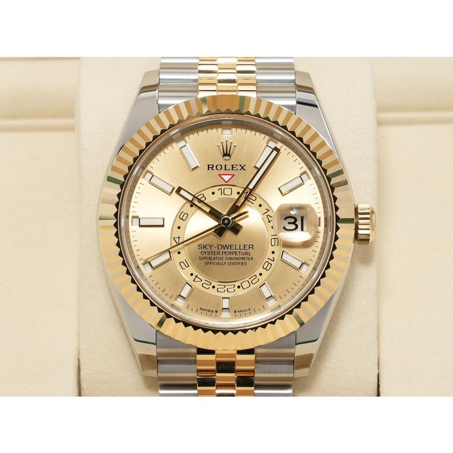 ロレックス スカイドゥエラー Ref.336933 ステンレススチール/イエローゴールド シャンパンカラー文字盤 ジュビリーブレスレット | スカイドゥエラー | 01