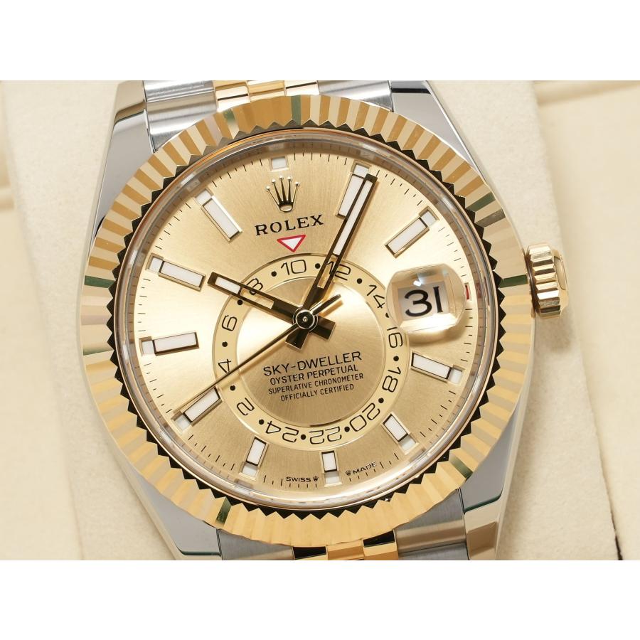 ロレックス スカイドゥエラー Ref.336933 ステンレススチール/イエローゴールド シャンパンカラー文字盤 ジュビリーブレスレット | スカイドゥエラー | 02