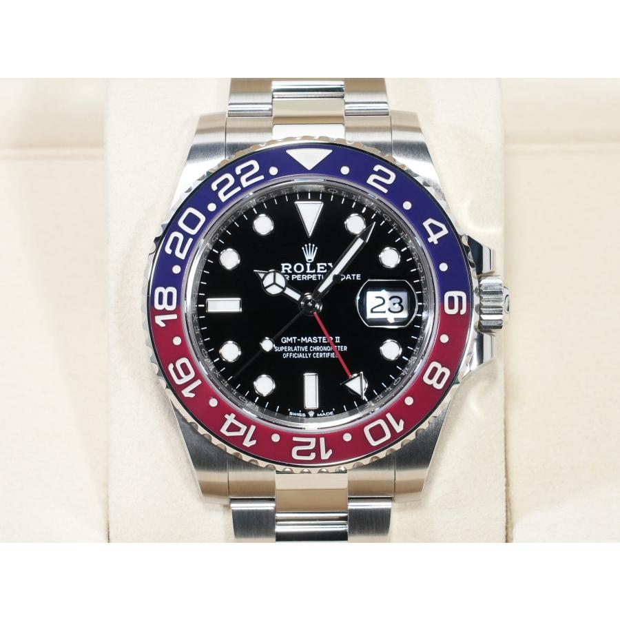 ロレックス GMTマスターII Ref.126710BLRO ステンレススチール ブラック文字盤 オイスターブレスレット | GMTマスター | 01