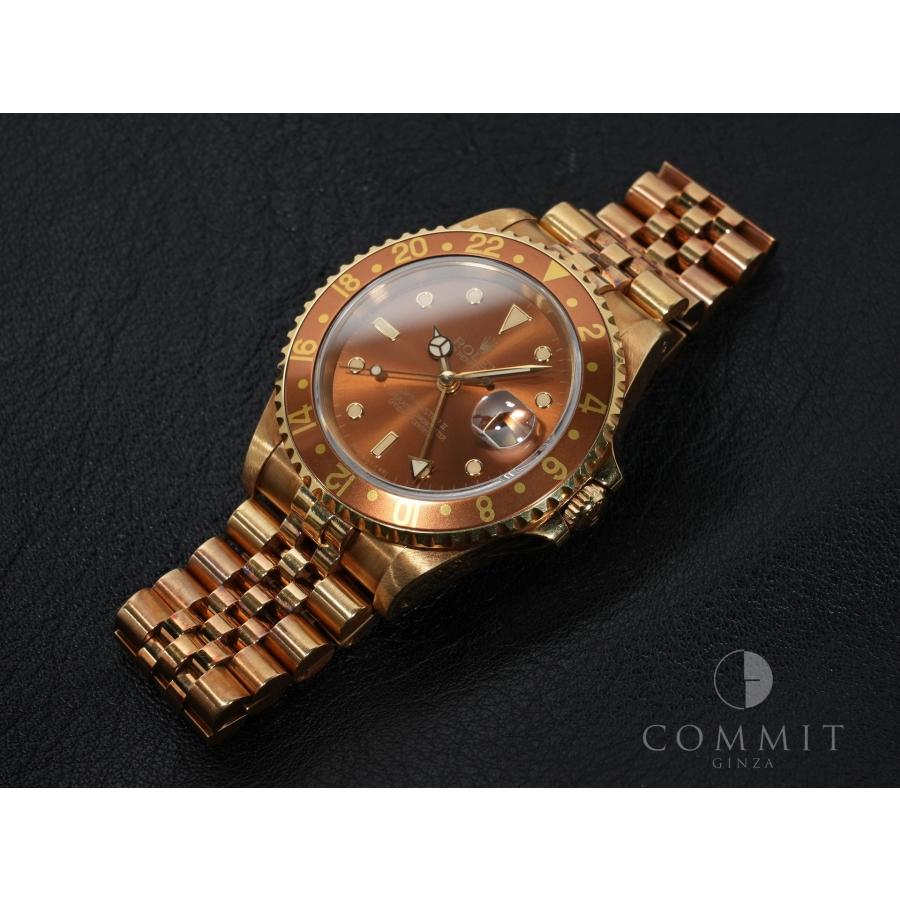 ロレックス GMTマスターII Ref.16718 イエローゴールド ブラウン文字盤 ジュビリーブレスレット | GMTマスター | 10