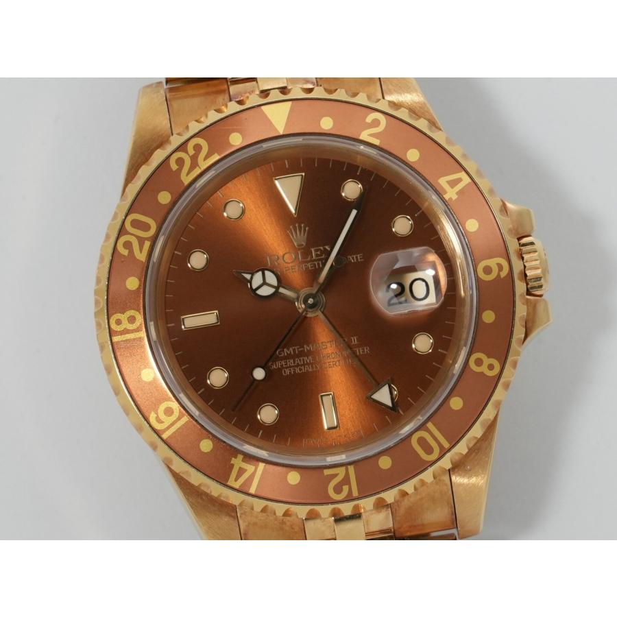 ロレックス GMTマスターII Ref.16718 イエローゴールド ブラウン文字盤 ジュビリーブレスレット | GMTマスター | 02