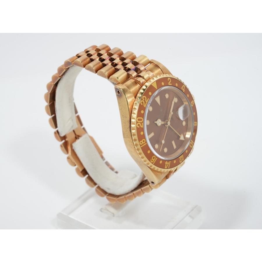 ロレックス GMTマスターII Ref.16718 イエローゴールド ブラウン文字盤 ジュビリーブレスレット | GMTマスター | 04
