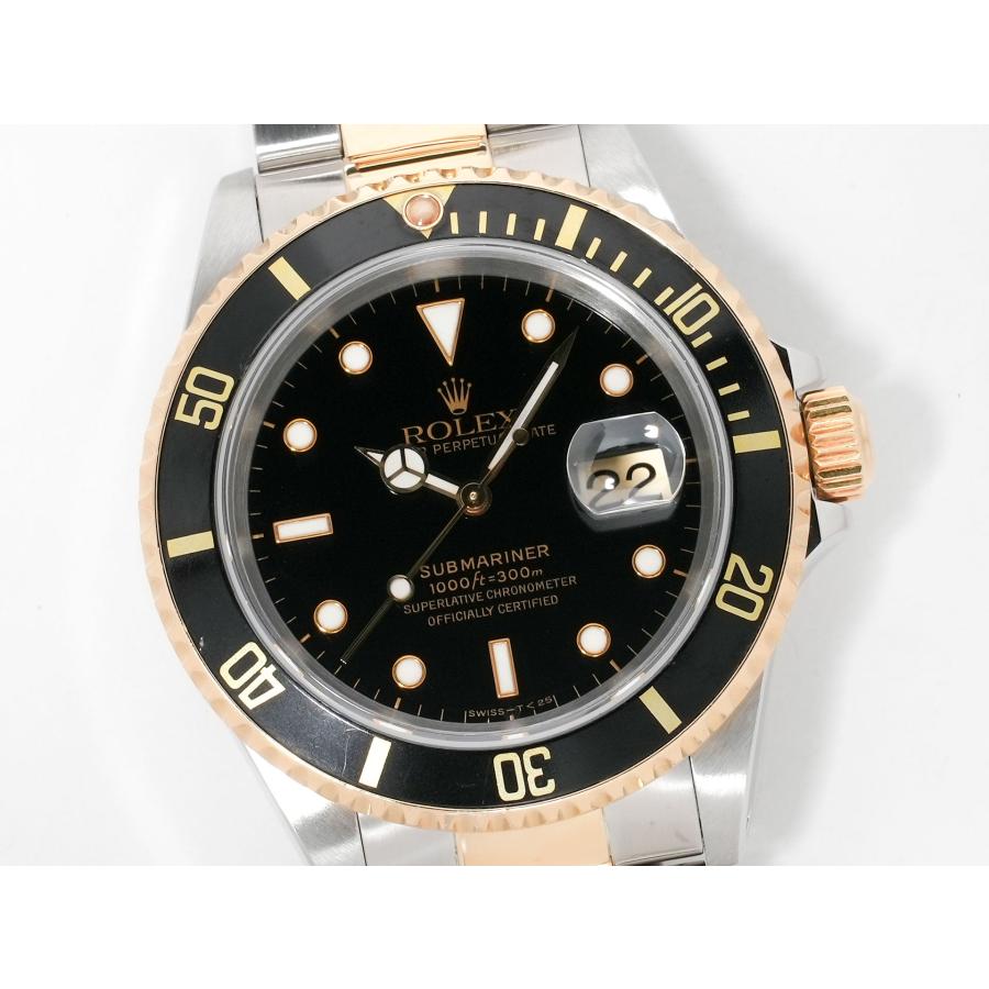 ロレックス サブマリーナー デイト Ref.16613LN ステンレススチール/イエローゴールド ブラック文字盤 | サブマリーナー | 02