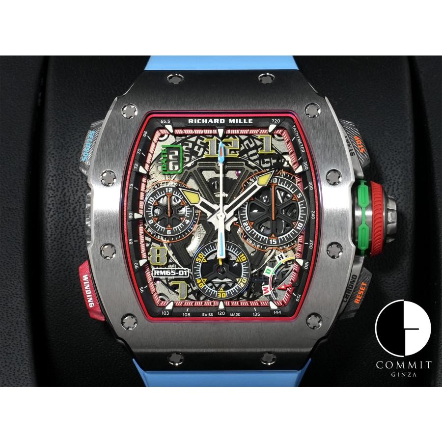 リシャールミル オートマティック スプリットセコンド クロノグラフ Ref.RM65-01 TI チタン スケルトン文字盤 | リシャール・ミル
