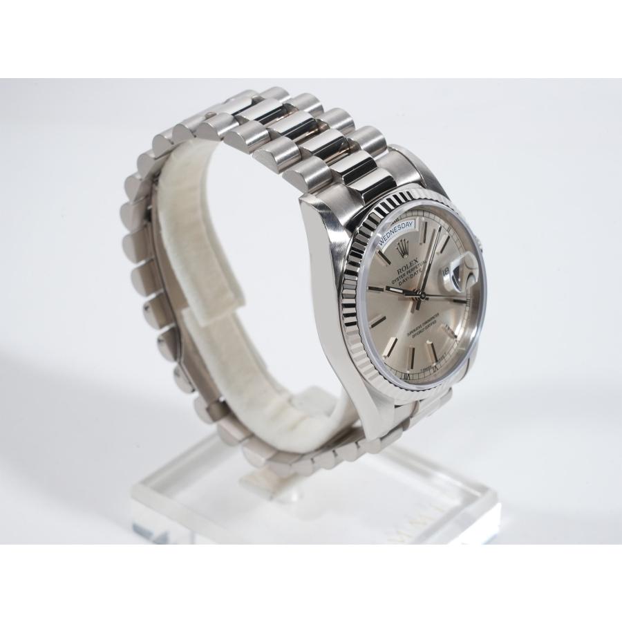 ロレックス デイデイト36 Ref.18239 18KWG シルバー文字盤 | デイデイト | 04