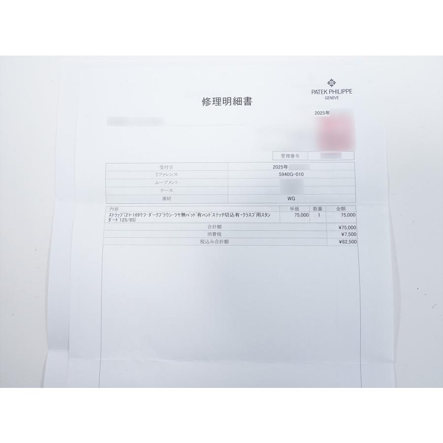 パテックフィリップ パーペチュアルカレンダー Ref.5940G-010 ホワイトゴールド ブラック文字盤 | PATEK PHILIPPE | 12