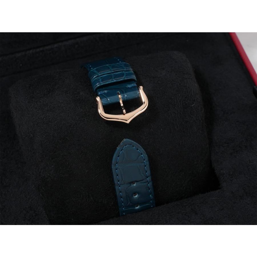 カルティエ サントス デュモン Ref.WGSA0098 ローズゴールド ピーコックブルー文字盤 | Cartier | 05