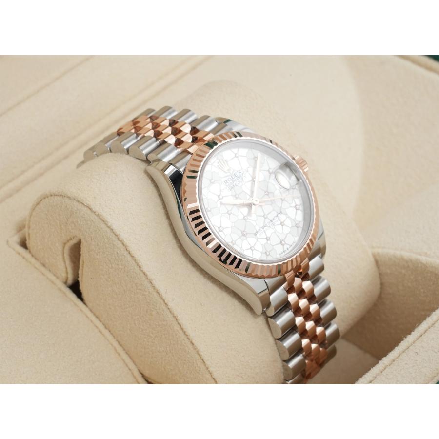 ロレックス デイトジャスト31 Ref.278271 ステンレススチール/エバーローズゴールド シルバーフローラルモチーフ文字盤 | デイトジャスト | 04