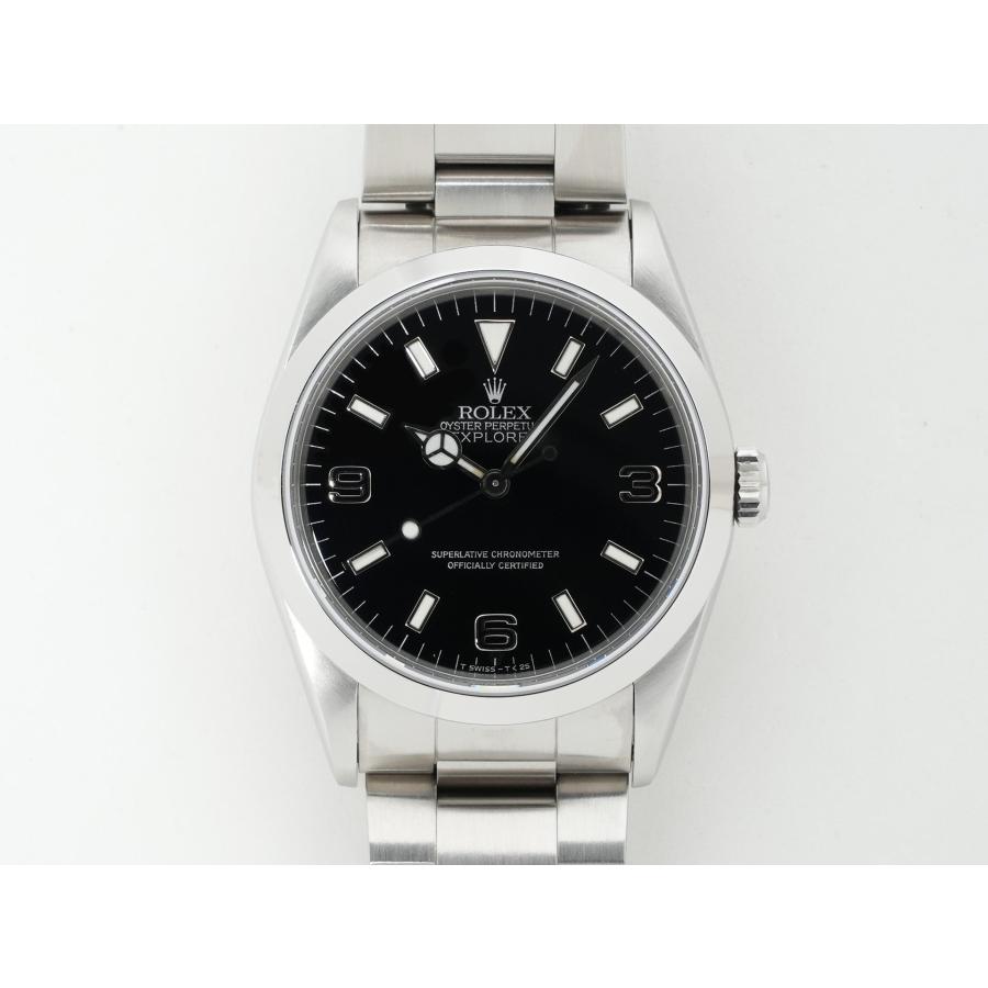 ロレックス エクスプローラーI Ref.14270 ステンレススチール ブラック文字盤 オイスターブレスレット | エクスプローラー（ROLEX） | 01