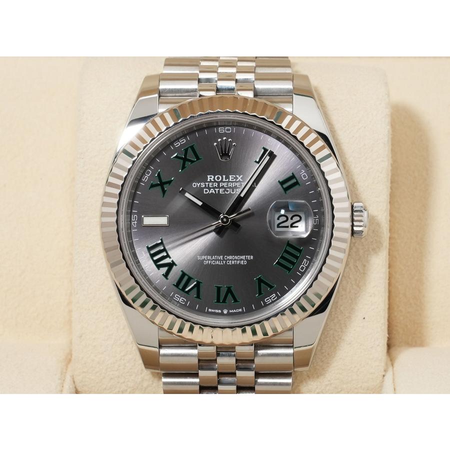 ロレックス デイトジャスト41 Ref.126334 SS/WG スレートローマン文字盤 ジュビリーブレスレット | デイトジャスト | 01