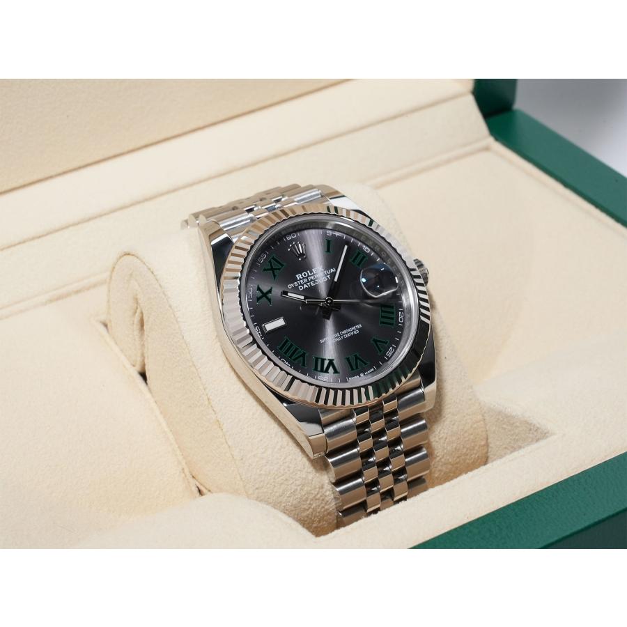 ロレックス デイトジャスト41 Ref.126334 SS/WG スレートローマン文字盤 ジュビリーブレスレット | デイトジャスト | 04